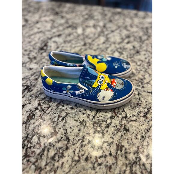 VANS SpongeBob slip on shoes men’s size 4.5 women’s 6 big boys size 4.5 - Picture 3 of 14
